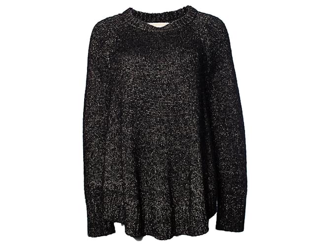 Michael Kors, Oversized lurex sweater Black  ref.1002663