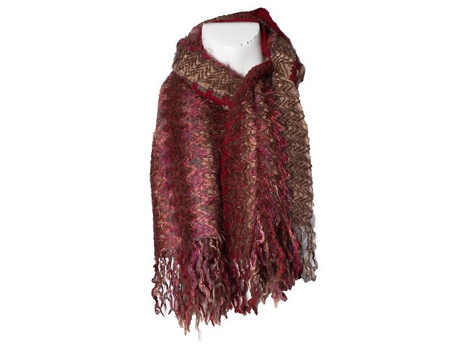 MISSONI, Sciarpa multicolor con stampa zig zag Multicolore