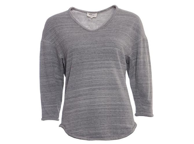 Isabel Marant, suéter cinza com 3/4 mangas no tamanho M.