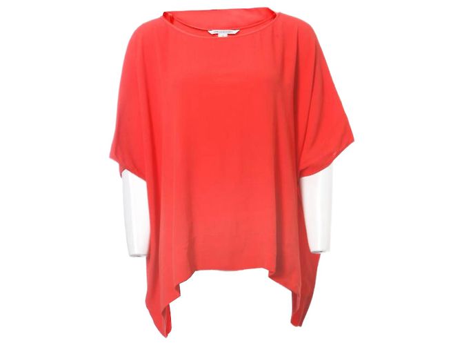 Autre Marque Diane von Furstenberg, top arancione oversize.