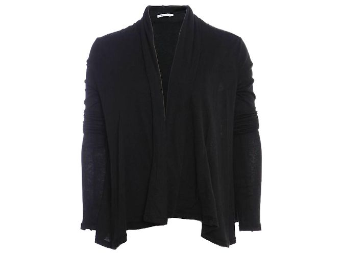 T By Alexander Wang T von Alexander Wang, Schwarze Strickjacke.