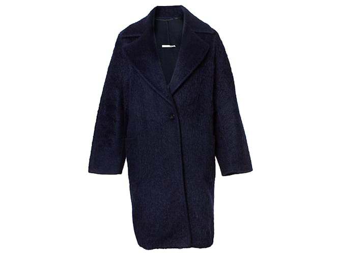 Autre Marque Max mara, wool alpaca coat in blue  ref.1002745