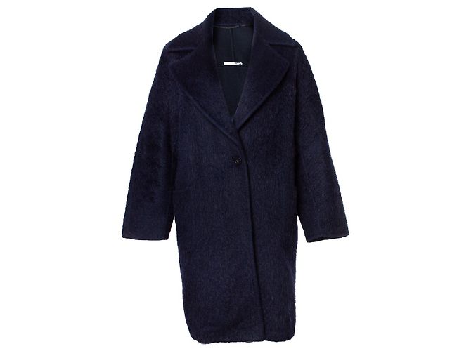 Autre Marque Max mara, wool alpaca coat in blue