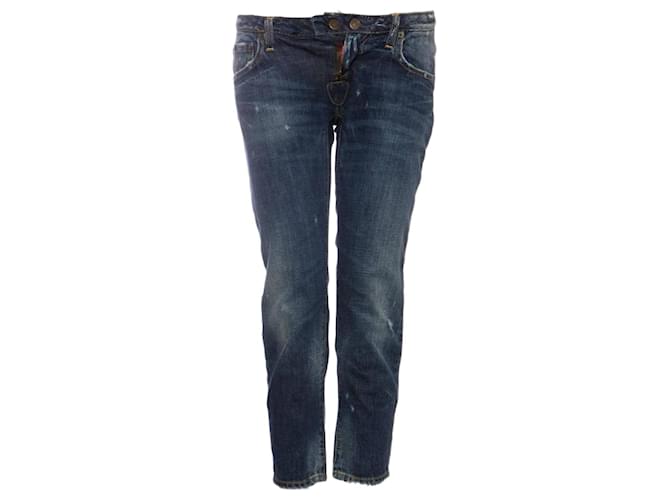Dsquared2, jeans blu da ragazzo Cotone  ref.1002797