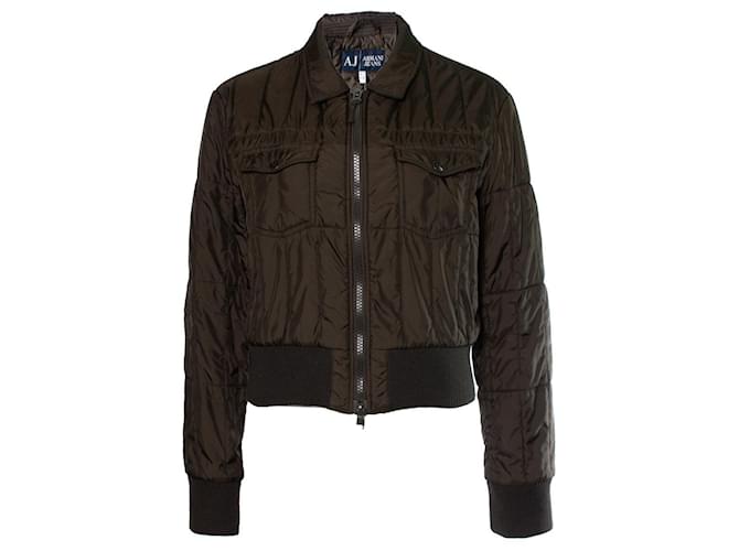 Autre Marque Armani Jeans, Brown wind jacket  ref.1002842