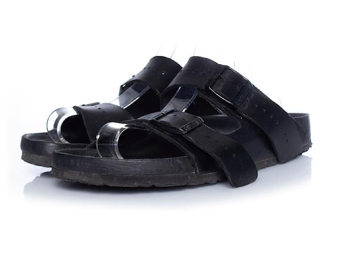 Autre Marque Birkenstock x Rick Owens, Chaussures sandalettes cuir Noir  ref.1002921