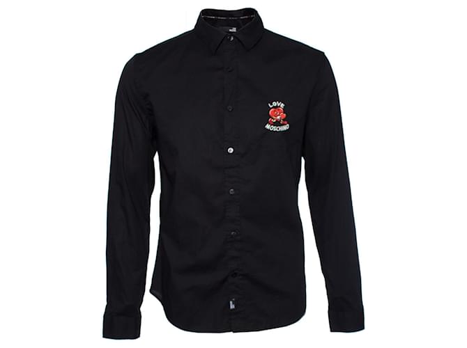 Love Moschino, Black shirt. Cotton  ref.1002943