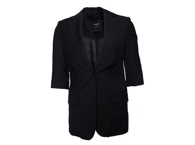Autre Marque Tom Wood, black short sleeve blazer.  ref.1002953