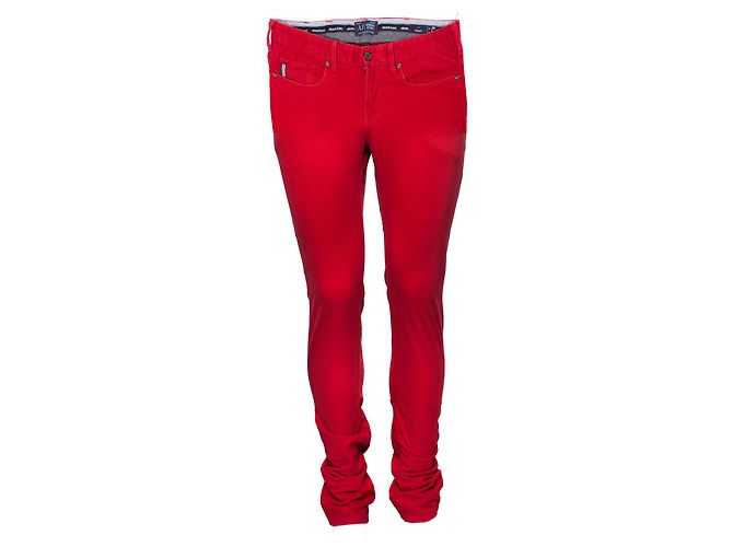 Armani Jeans, Jeans rossi taglia W29/S. Rosso