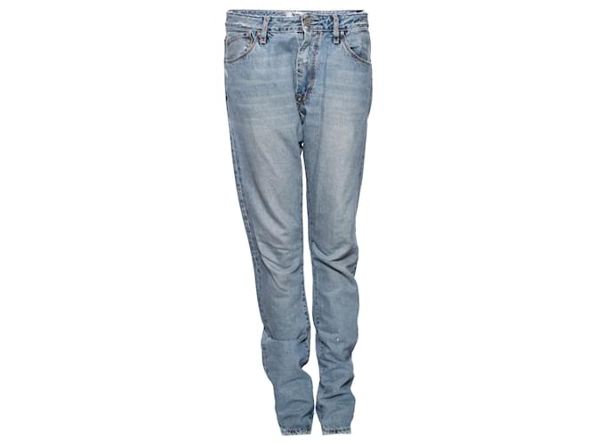 Acne, blue loose fitted jeans. Cotton  ref.1002991