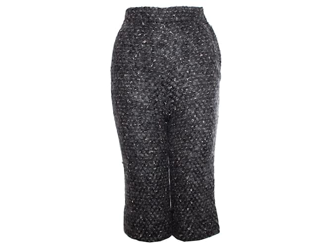 DOLCE & GABBANA, Grey wool knee pants.  ref.1003006