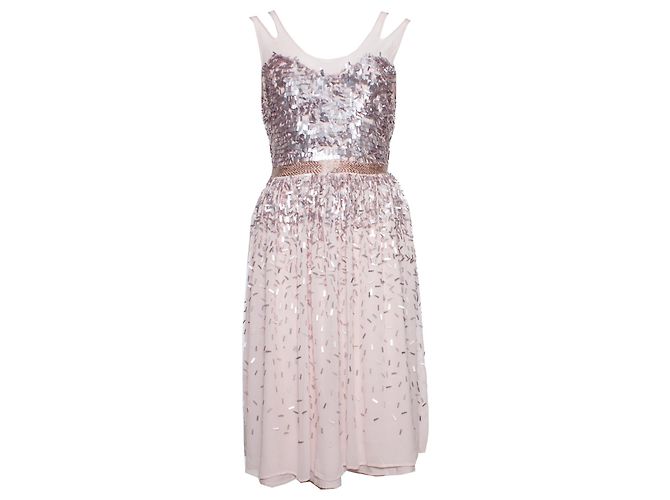 French connection, Pink dress with sequins.