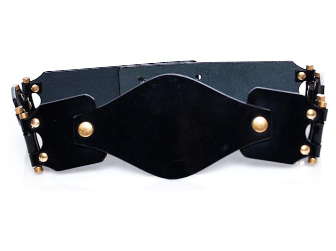 YVES SAINT LAURENT, Patent leather waist belt. Black  ref.1003043