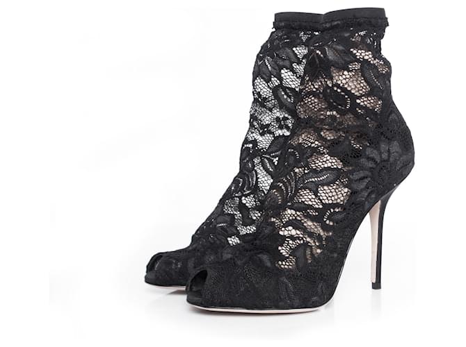 dolce and gabbana platform sock boots