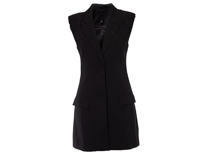 Autre Marque NBD, blazer dress with shoulder pads Black Polyester  ref.1003059