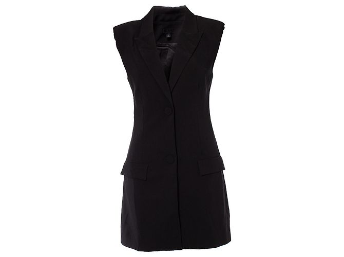 Autre Marque NBD, Blazerkleid mit Schulterpolstern Schwarz