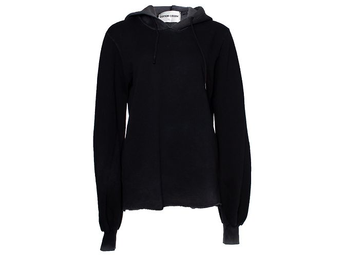 Autre Marque Baumwollbürger, Degrade schwarzer Kapuzenpullover