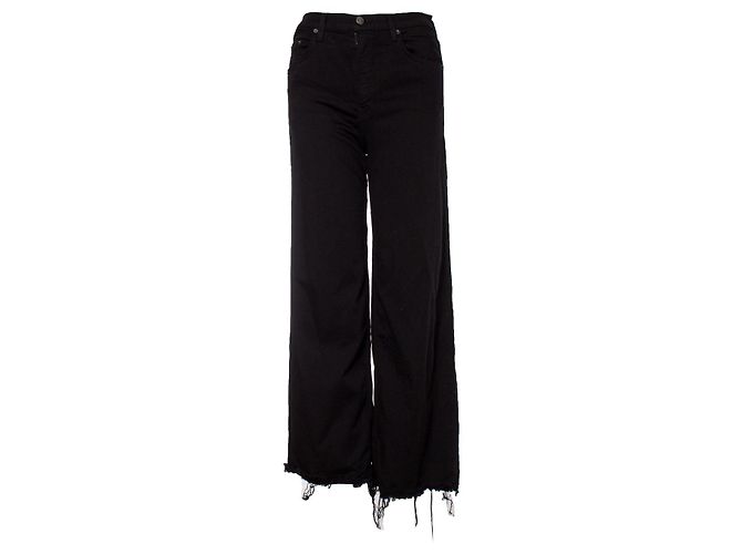 Autre Marque Reformation, Wide leg stretch jeans Black