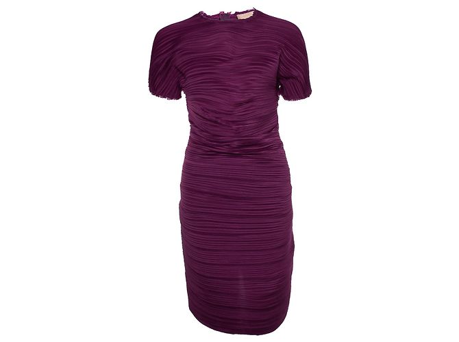 LANVIN, vestido roxo de passarela