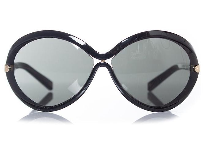 Louis Vuitton, Gafas de sol ovaladas negras Negro
