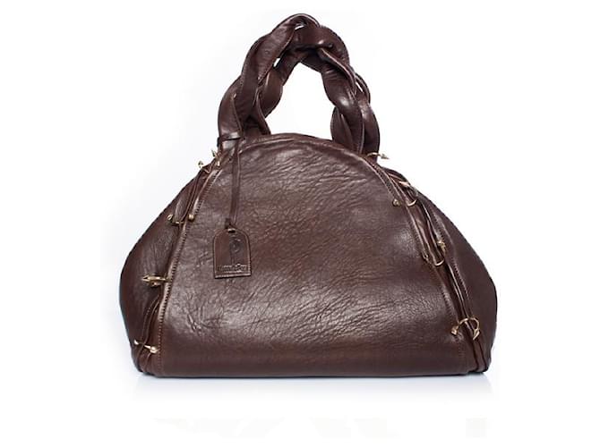 Autre Marque Maison Du Posh, Brown leather shoulder bag  ref.1003121