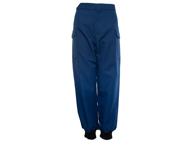 Marni, Technical sportive trousers. Blue Polyester  ref.1003148