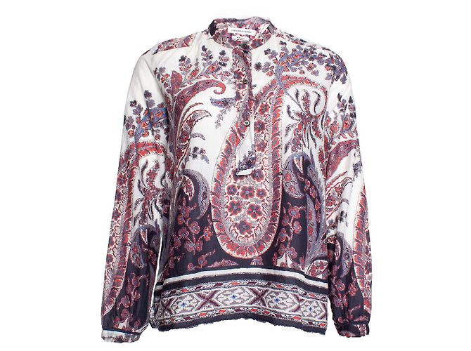 Isabel marant etoile, blusa con estampado paisley Multicolor