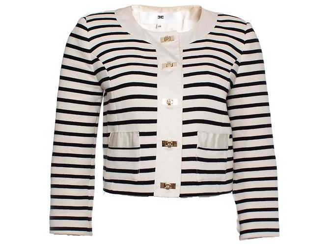 Elisabetta Franchi, Gestreifte Jacke
