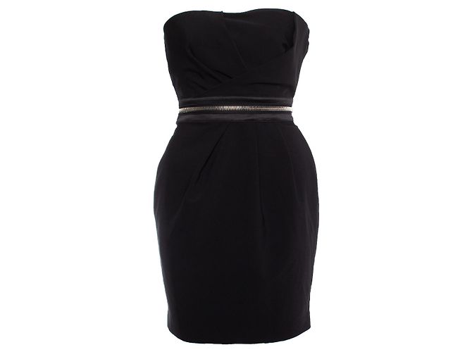 Elisabetta Franchi, trägerloses Kleid mit Reißverschluss