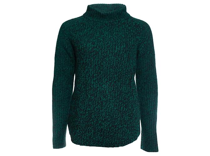 Autre Marque Odeeh, suéter de gola alta de malha verde Lã  ref.1003226