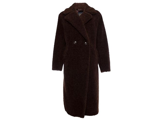 Autre Marque Pauw, brauner Teddymantel
