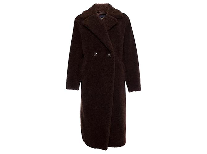 Autre Marque Paul, manteau en peluche marron Polyester  ref.1003232