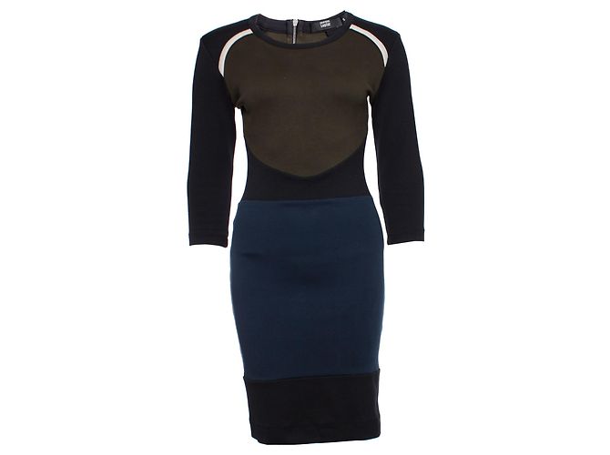 Markus Lupfer, Robe en coton multicolore.