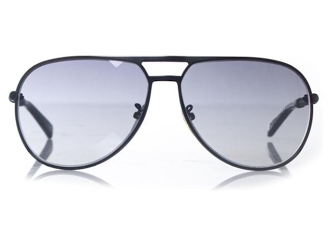 Bottega Veneta, gafas de sol de aviador Negro  ref.1003407