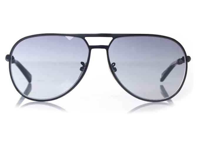 Bottega Veneta, lunettes de soleil aviateur Noir  ref.1003407