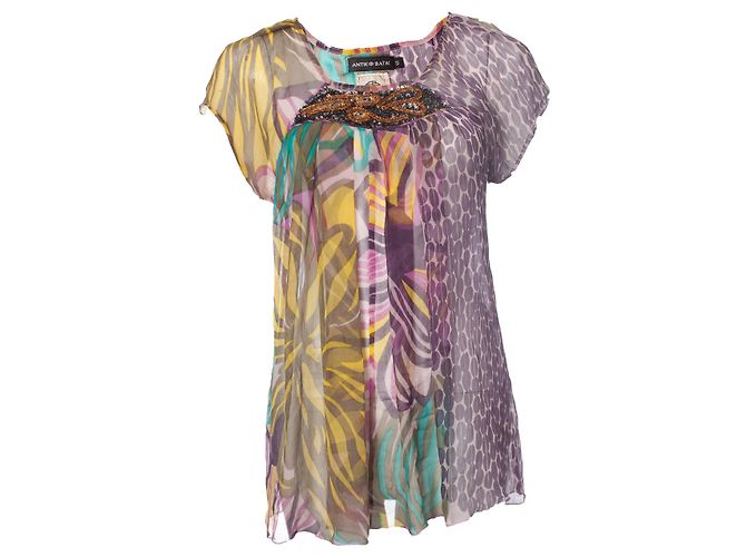 Antik Batik, top túnica Multicolor