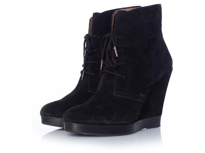 Michael Kors, bottes compensées à lacets Noir