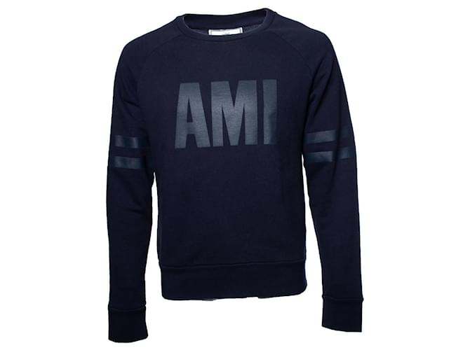 Autre Marque Alexandre Mattiusi, Ami sweater Blue Cotton  ref.1003437