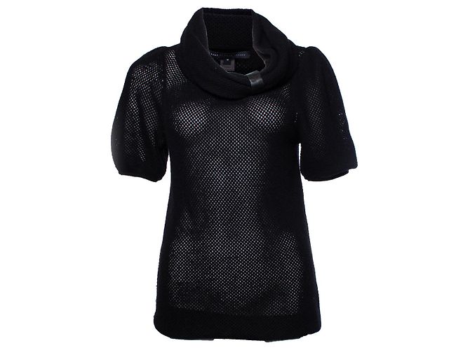 MARC JACOBS, schwarzes Top mit Rollkragen