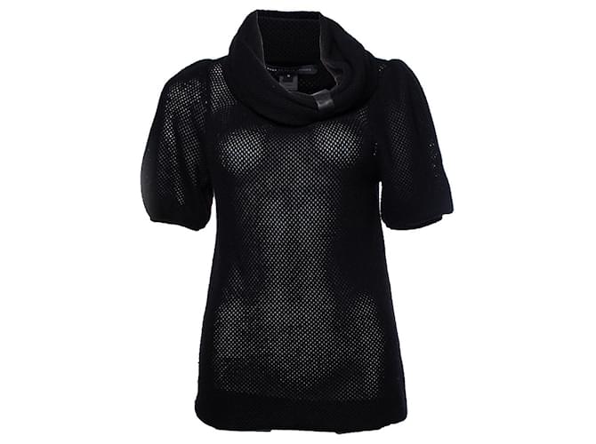 MARC JACOBS, black top with turtleneck Cashmere Wool  ref.1003481