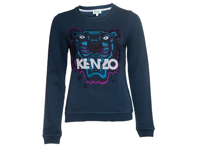 KENZO, Blauer Oberpullover 