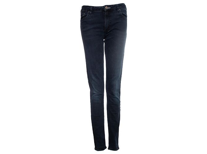 Acne Vaqueros de algodón azul M 