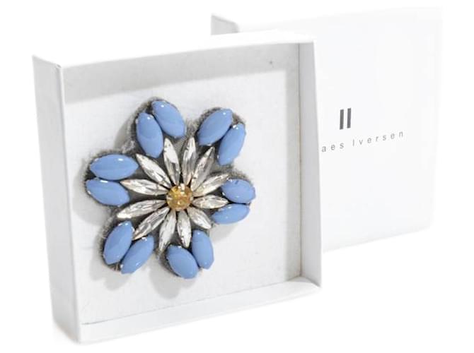 Anderer Schmuck Autre Marque Claes Iversen, blaue Brosche.  ref.1003556