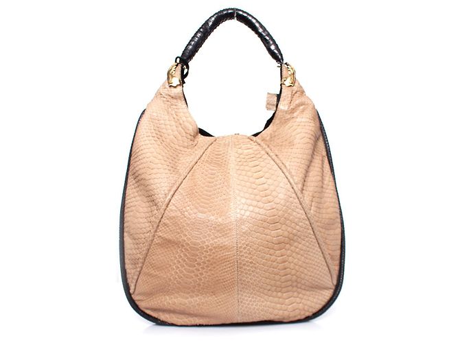 Autre Marque Casa Du Posh, Bolsa de Ombro Python Preto