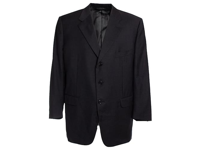 Corneliani, blazer in lana grigio scuro  ref.1003634
