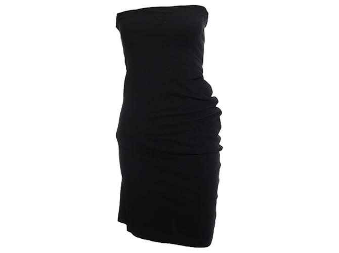 Comme Des Garcons Comme Des garçons, asymmetric strapless dress. Black Cotton  ref.1003639