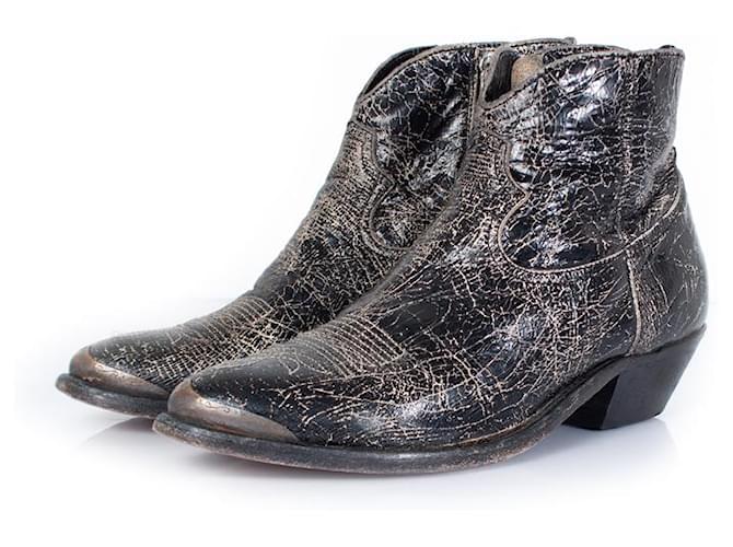 Autre Marque Golden Goose deluxe, western boots Black Leather  ref.1003652