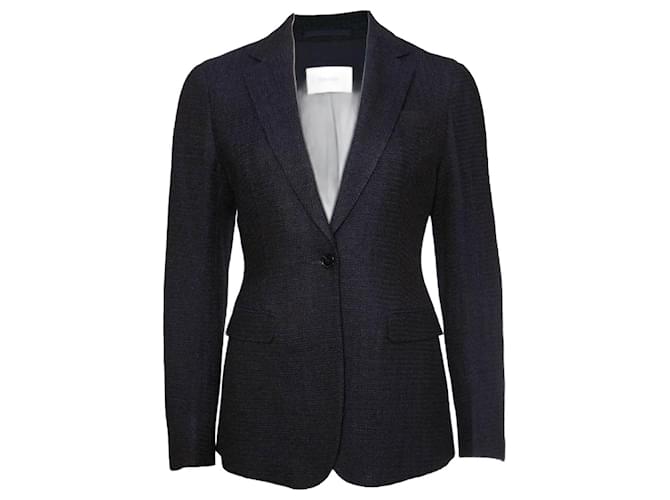 Autre Marque Suistudio, Blue woven blazer. Wool  ref.1003673