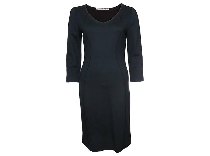 Autre Marque SCHUMACHER, dunkelgrünes Kleid.