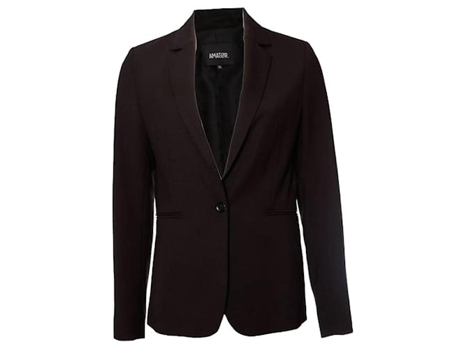Autre Marque Amator, Black blazer in size XS. Wool  ref.1003685